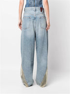 Дамски дънки Crystal Mesh AW 2026-Дамски дънки Crystal Mesh SS25-Thedresscode