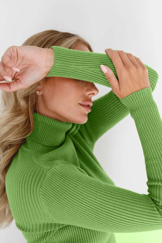 Дамска блуза тип поло Green Luxury-Sweatshirt-Thedresscode