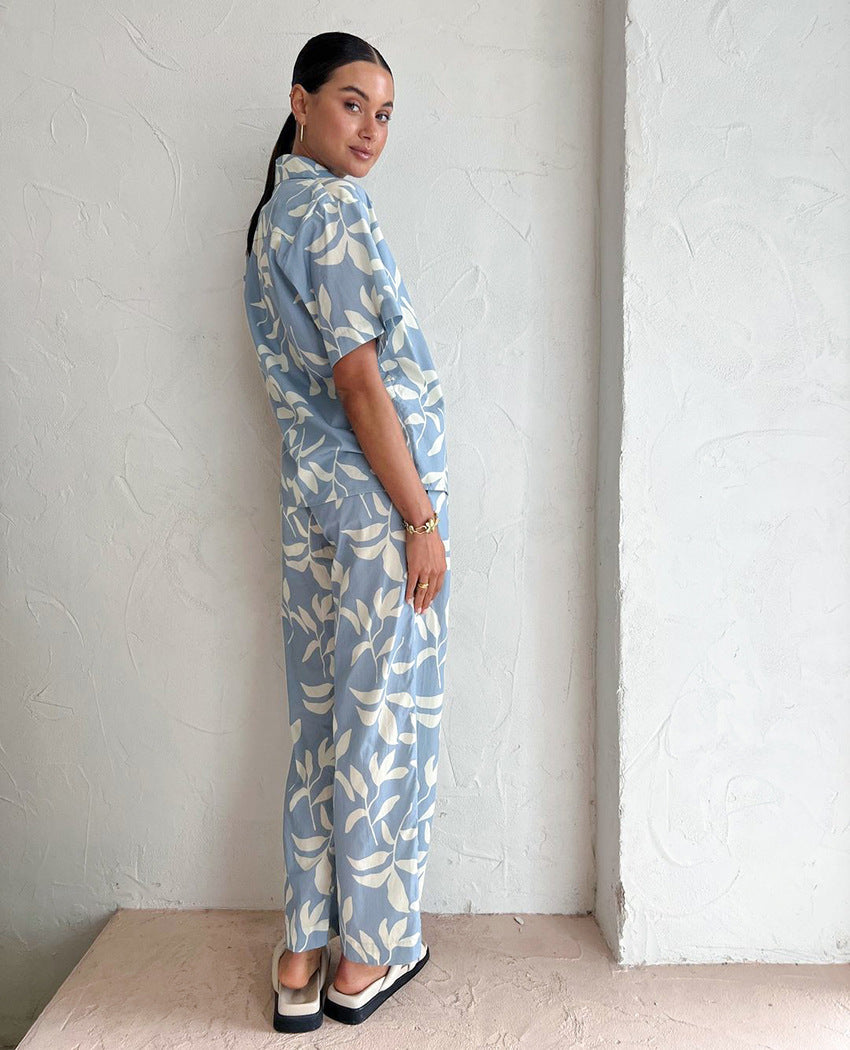 Дамска пижама Luna Leaf FW 2026-Thedresscode