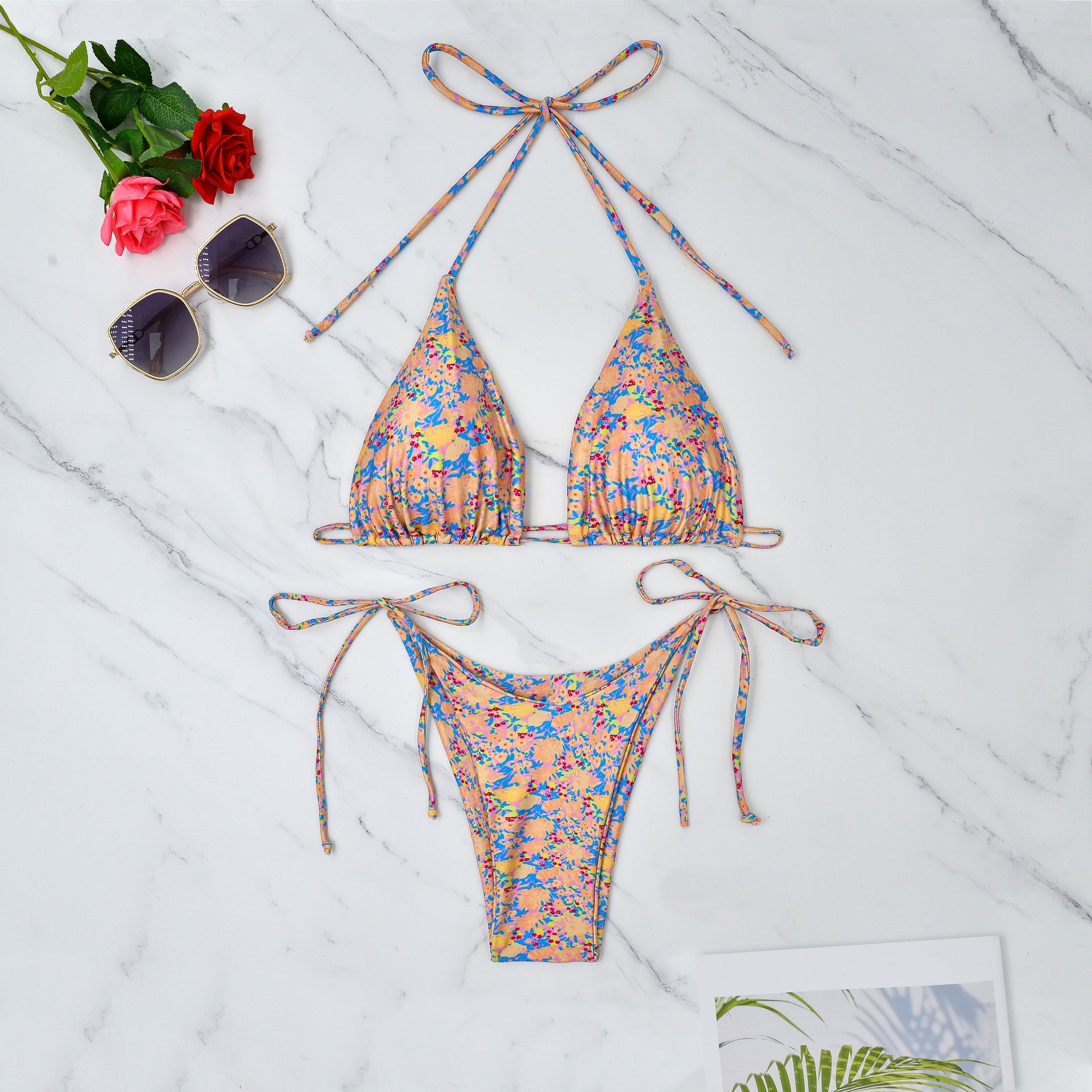 Дамски бански Tropical Blossom SS25-Thedresscode
