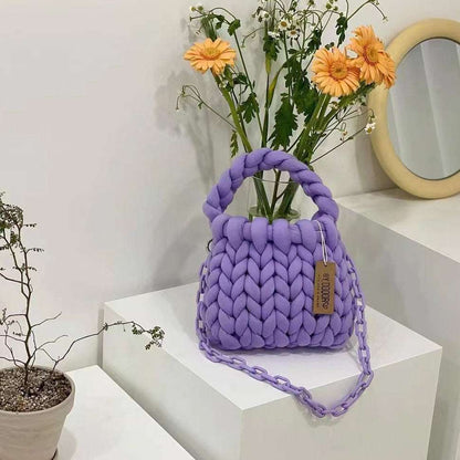 Дамска плетена чанта Livia SS23-Дамска плетена чанта Livia SS23-Thedresscode