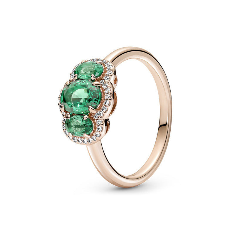 Дамски пръстен Emerald Dream FW 2026-Thedresscode