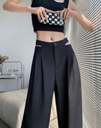 Дамски панталон с странични изрязвания Nova Cut **SALE 25**-Thedresscode