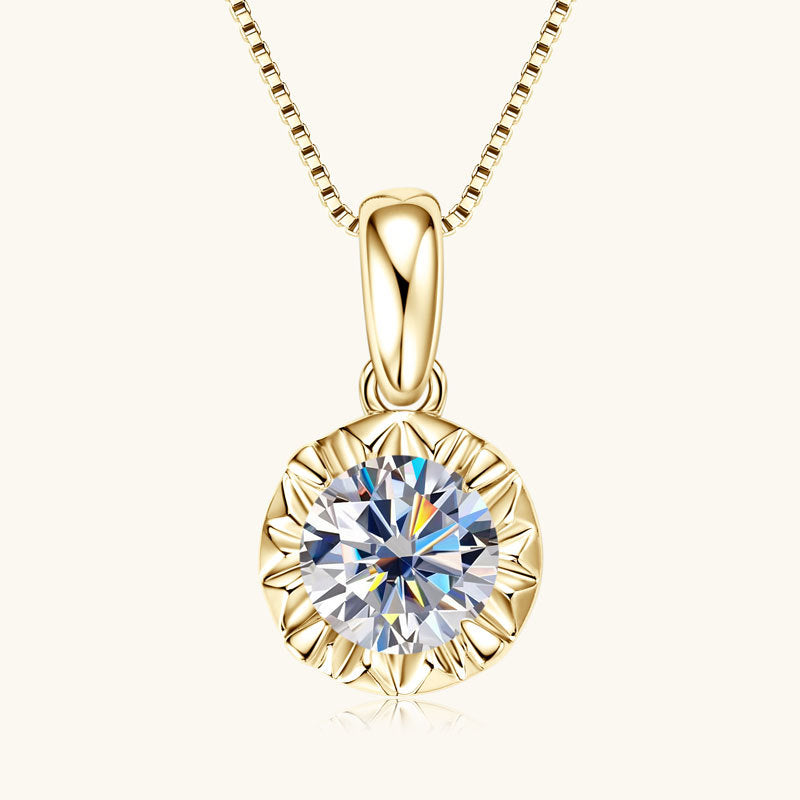 Дамско колие Gold Classic Solitaire SS26