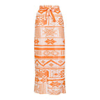 Дамски бански + плажна пола Tribal Sunset SS25-бански-Thedresscode