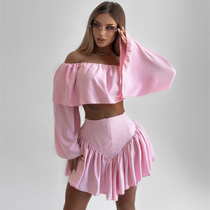Дамски комплект Pink Flare Fantasy SS25-https://detail.1688.com/offer/927523956060.html?offerId=927523956060&spm=a360q.8274423/new.recommendpart.1-Thedresscode