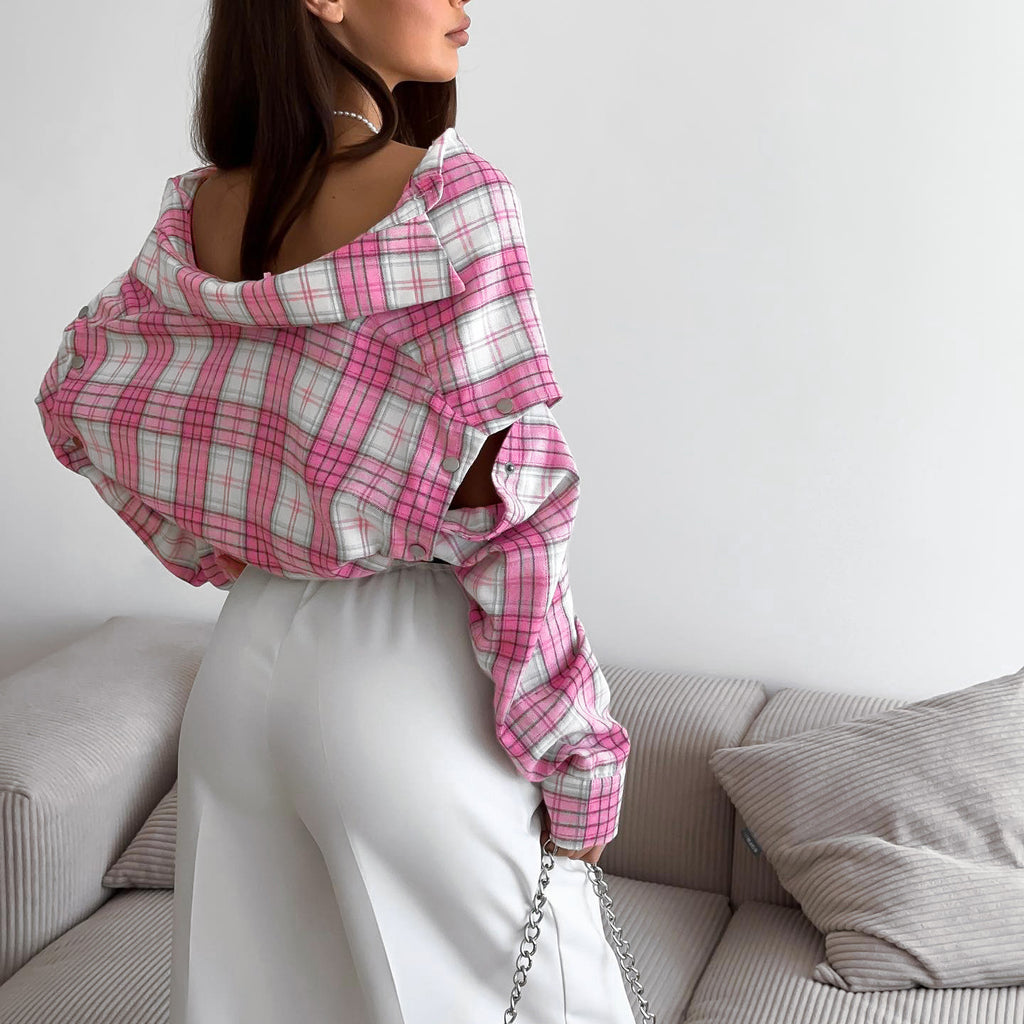 Дамска риза Candy Check FW 2026