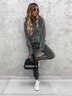 Дамски комплект Plush and Hoody FW 2026-Thedresscode