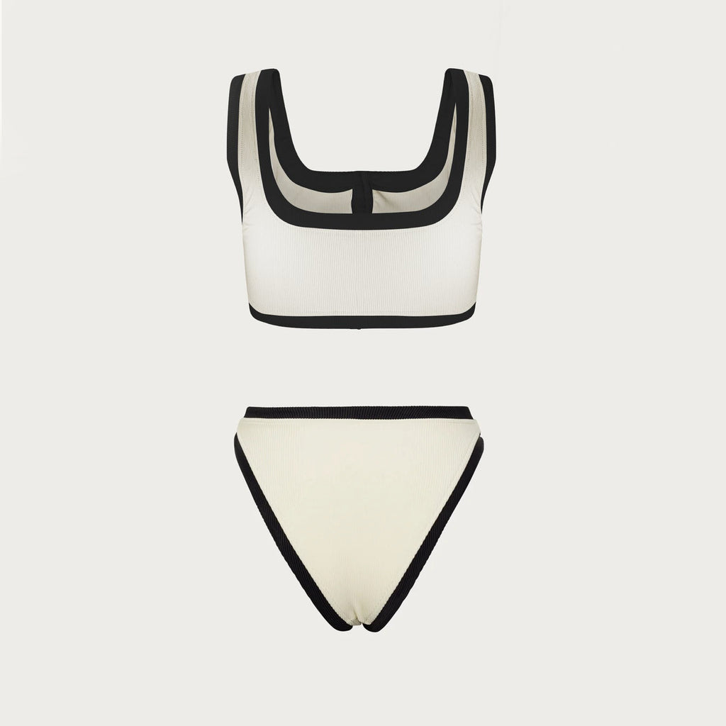 Дамски бански Chic Contrast SS25-Thedresscode