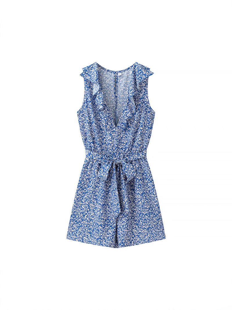 Дамски гащеризон Blue Blossom Ruffle SS26