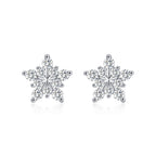Коледни обеци Crystal Snow Star FW 2026-Thedresscode