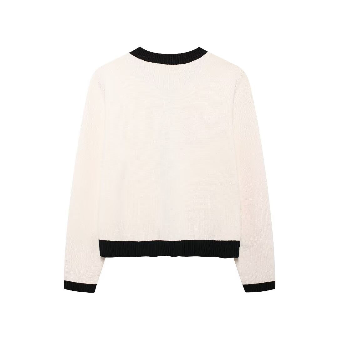 Дамско яке Cream Contrast Chic SS27
