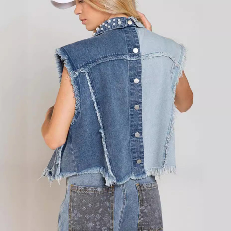 Дамски елек Shiny Pearls SS25-https://detail.1688.com/offer/710791097481.html?spm=a26352.13672862.offerlist.26.68e01e628gwSBd-Thedresscode