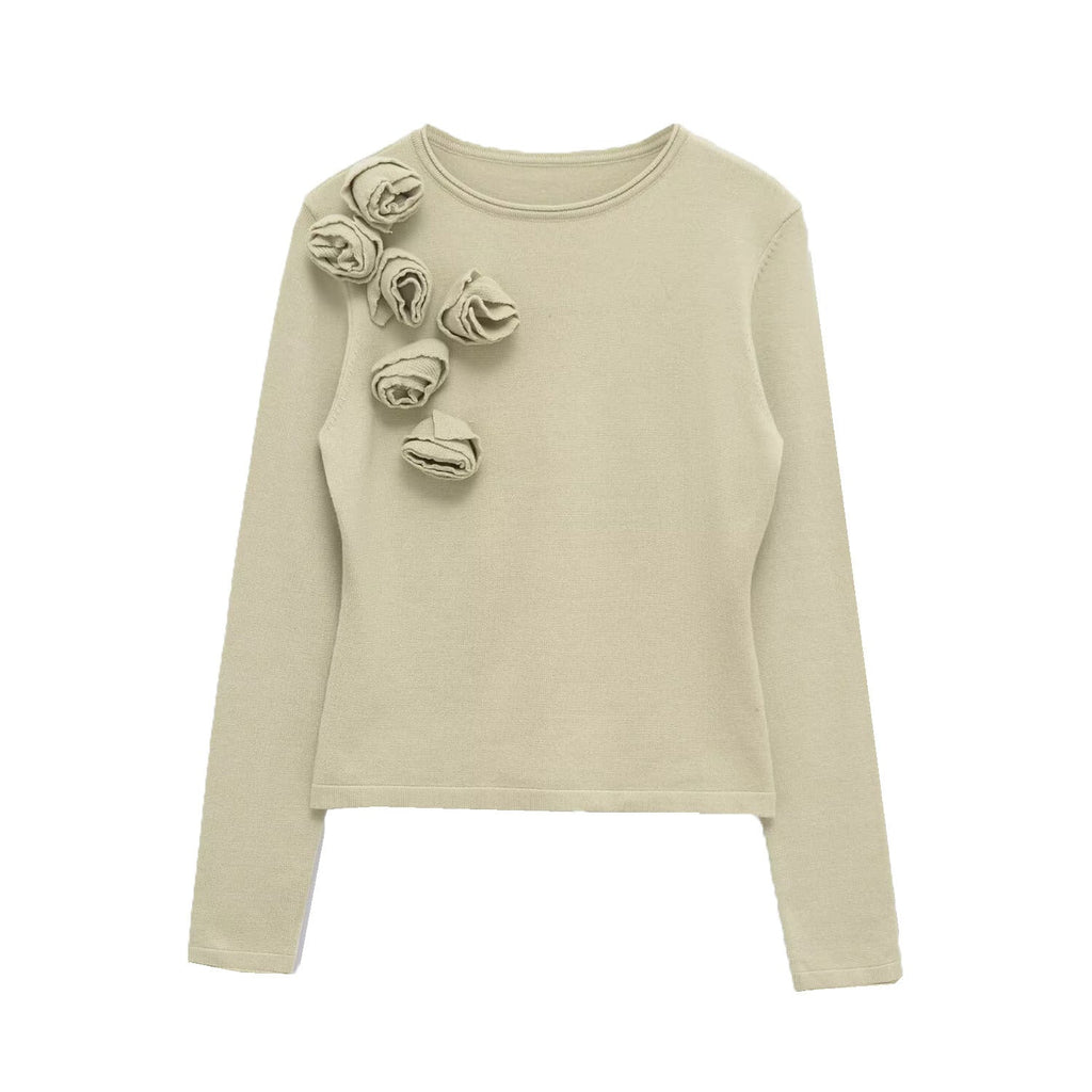 Дамска блуза Khaki Rose Knit SS27