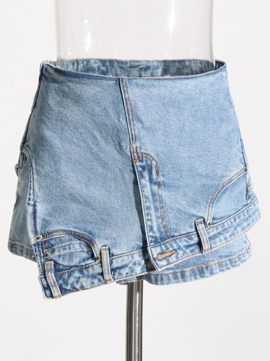 Дамски къси дънки Short&Skirt SS24-Дамски къси панталони Rick Owens-Thedresscode