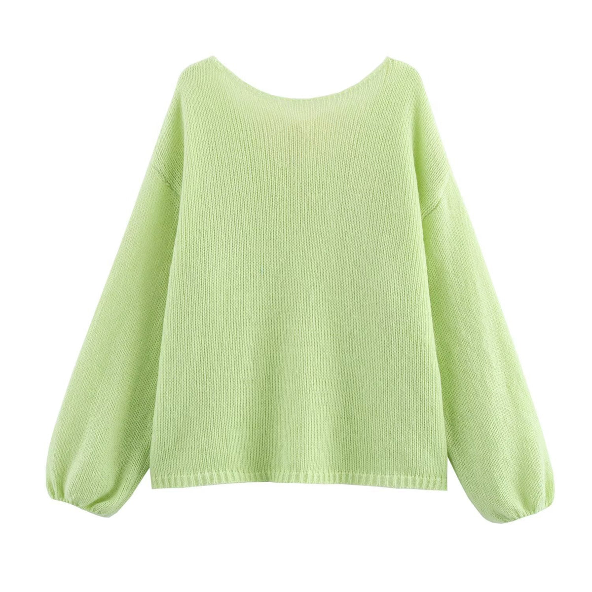 Дамски пуловер Green Elegance Bow SS27