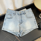 Дамски къси панталони Denim Bow SS26