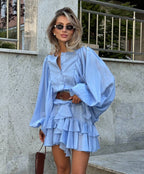 Дамска рокля Blue Élise SS25-https://detail.1688.com/offer/904074036737.html?offerId=904074036737&spm=a260k.home2024.recommendpart.44-Thedresscode