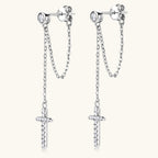 Дамски обеци Cross Chain SS26