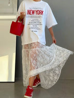 Дамска пола Lace SS25-Clothing-Thedresscode