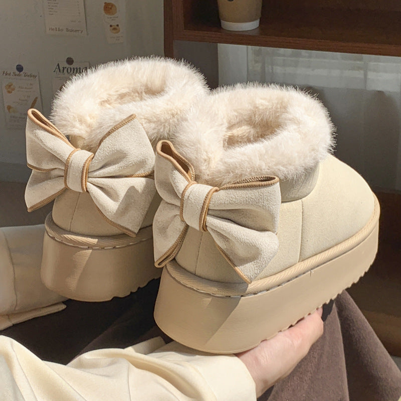 Дамски апрески Beige Ribbon FW 2026-Thedresscode