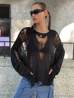 Дамски пуловер Raw Chic FW 2026-Thedresscode