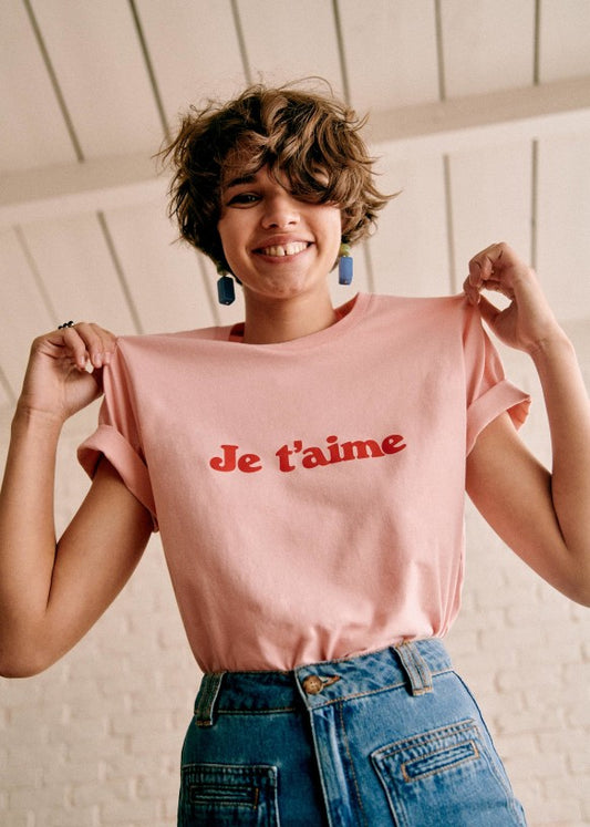 Дамска тениска Je t'aime SS23-Дамска тениска Je t'aime SS23-Thedresscode