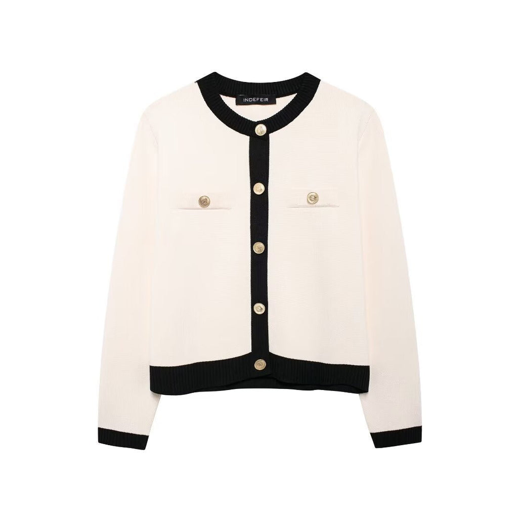 Дамско яке Cream Contrast Chic SS27