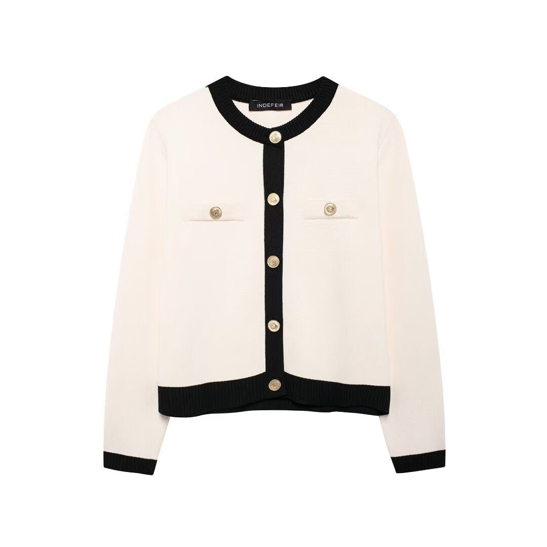 Дамско яке Cream Contrast Chic SS27