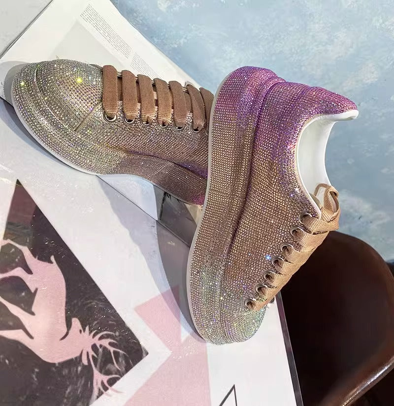 Дамски кецове Crystals SS24-Shoes-Thedresscode