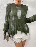 Дамски пуловер Raw Chic FW 2026-Thedresscode