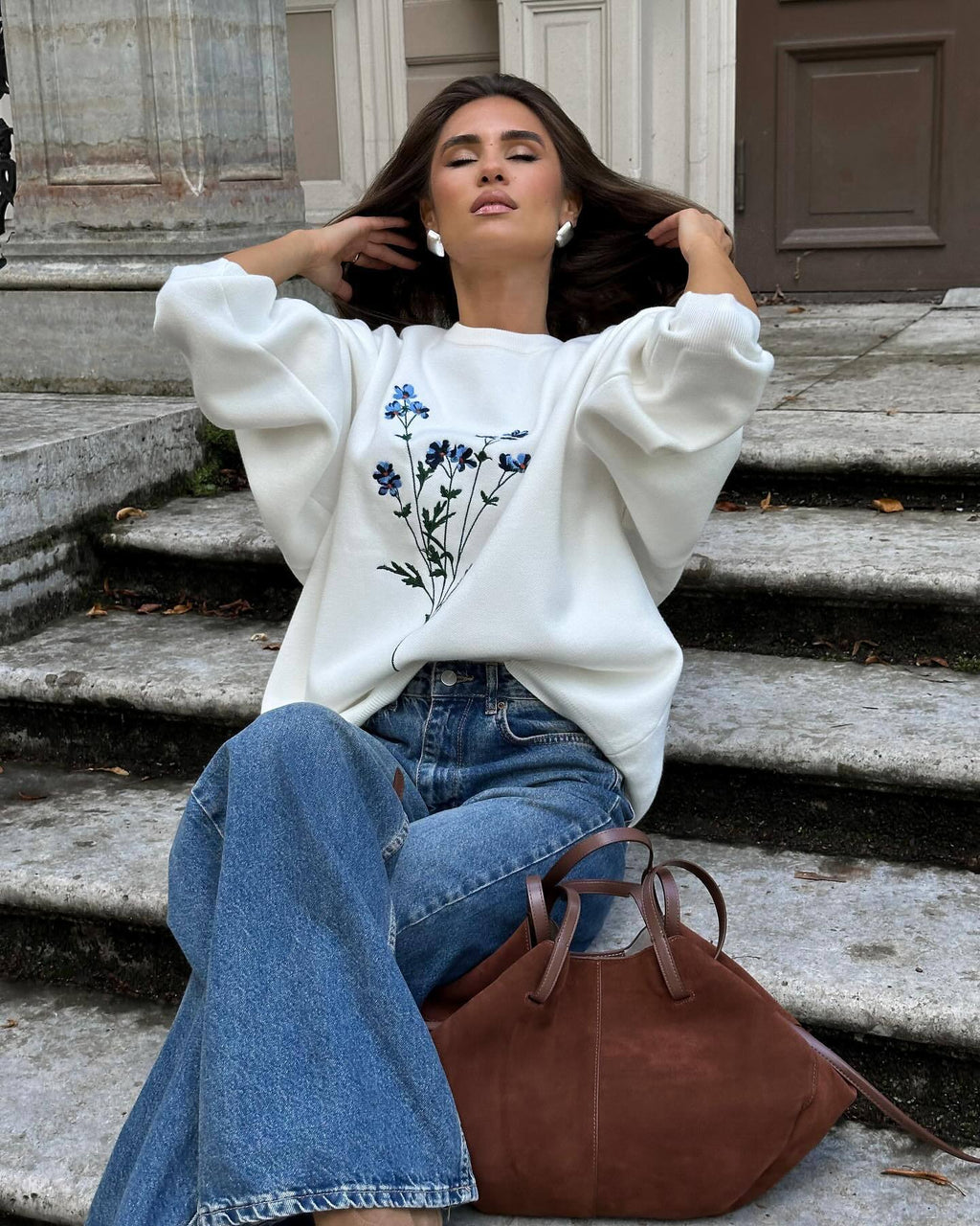 Дамски пуловер Fleur d’Amour FW 2026-Thedresscode