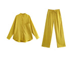 Дамски комплект Mustard Chic SS26
