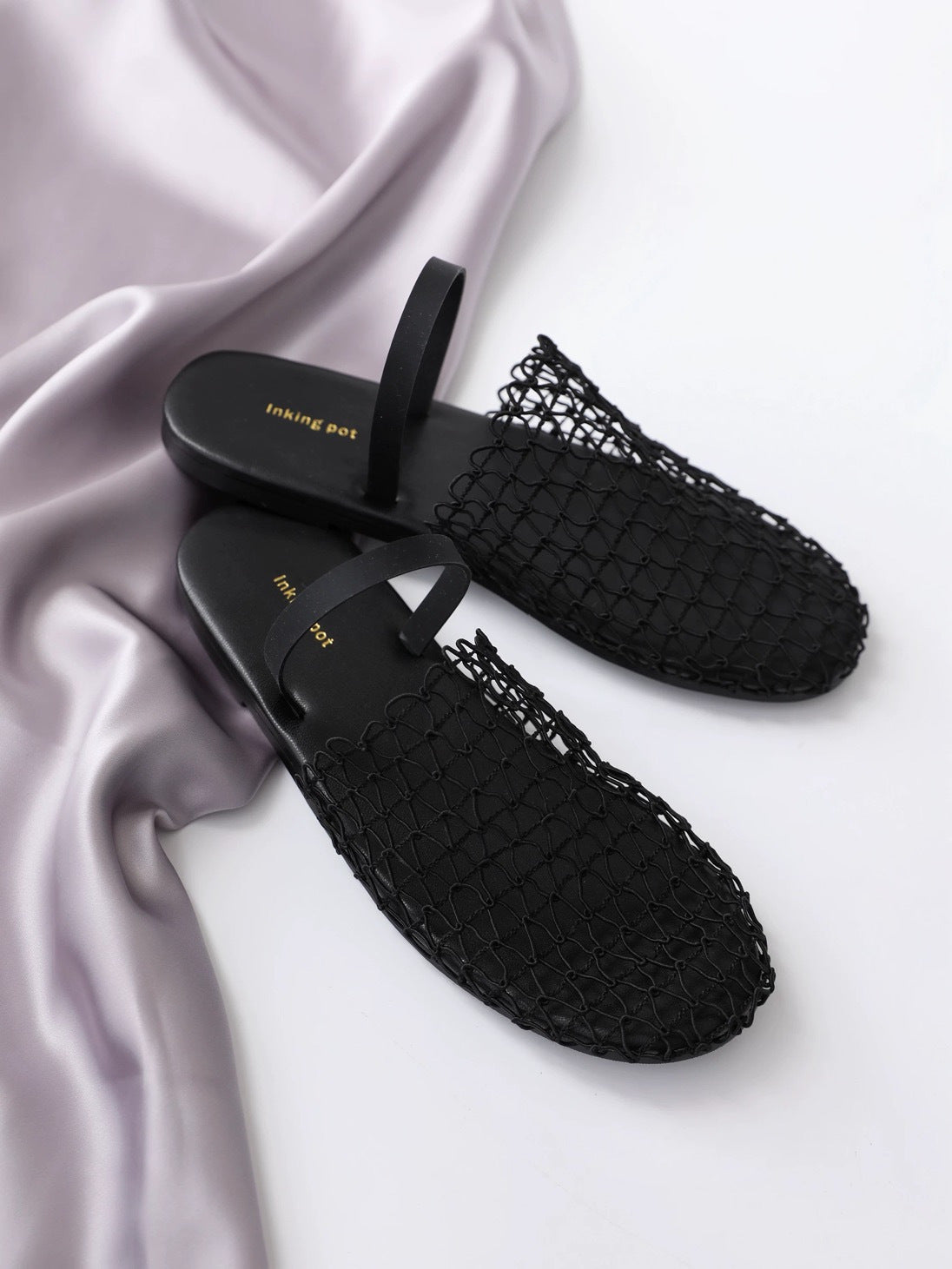 Дамски чехли Black Lina **SALE 26**