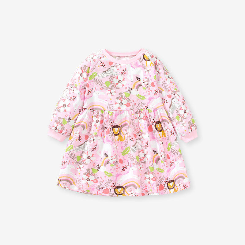 Детска рокля с цветя Bird bee SS23-Clothing-Thedresscode