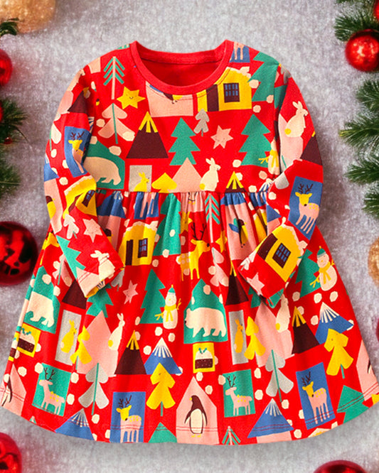 Детска рокля Christmas Mood 24'-Детска рокля Christmas Mood 24'-Thedresscode