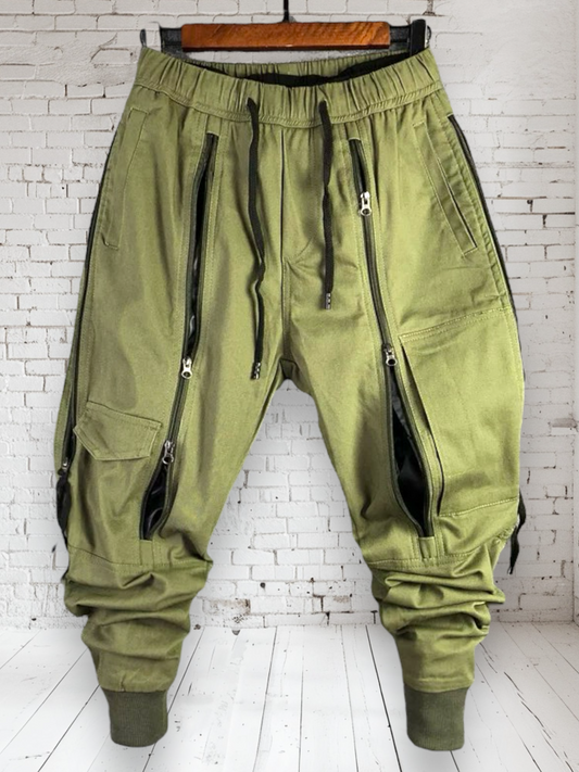 Мъжки панталон Cargo zipper SS24-https://shorturl.at/SdX0c-Thedresscode