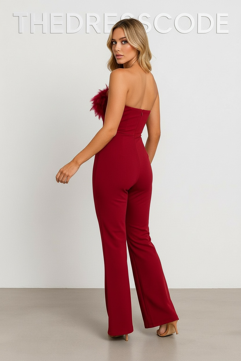 Дамски гащеризон Feathers Red SS26