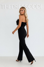 Дамски гащеризон Feathers Black SS26