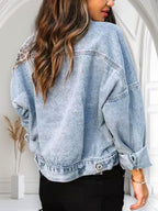 Дамско яке Denim Leopard FW 2026-Дамско яке Denim Leopard 24'-Thedresscode