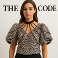 Дамска блуза с перли Leopard SS 2026-Thedresscode