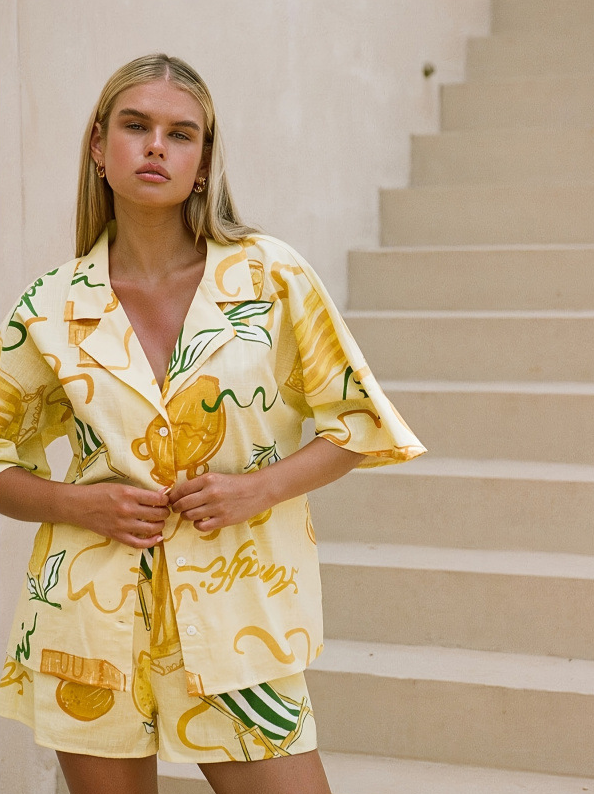 Дамски комплект Lemon Vibes SS25