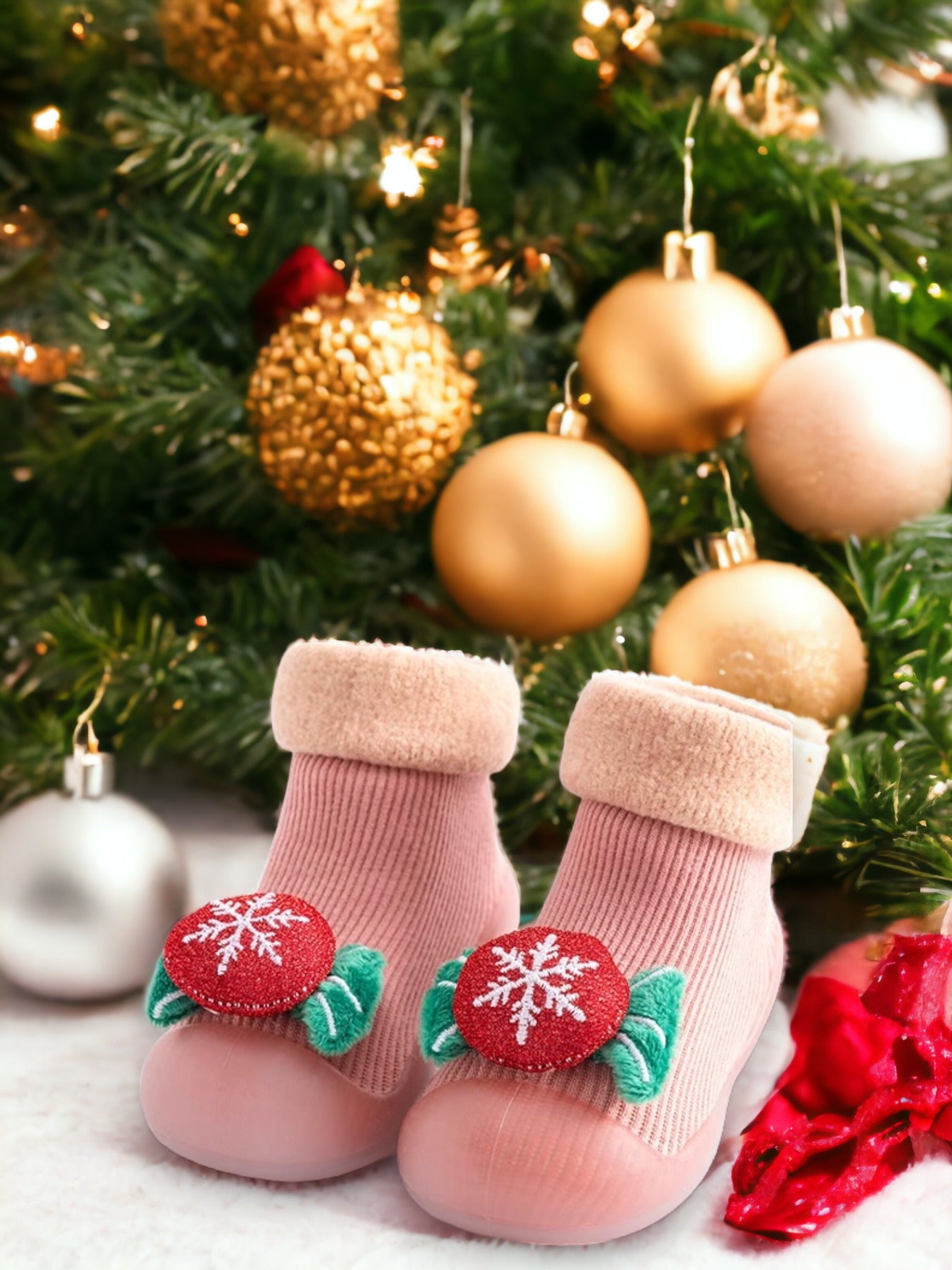 Детски Коледни обувки Pink Candy 24'-Детски Коледни обувки Pink Candy 24'-Thedresscode