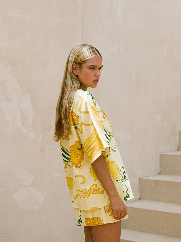 Дамски комплект Lemon Vibes SS25