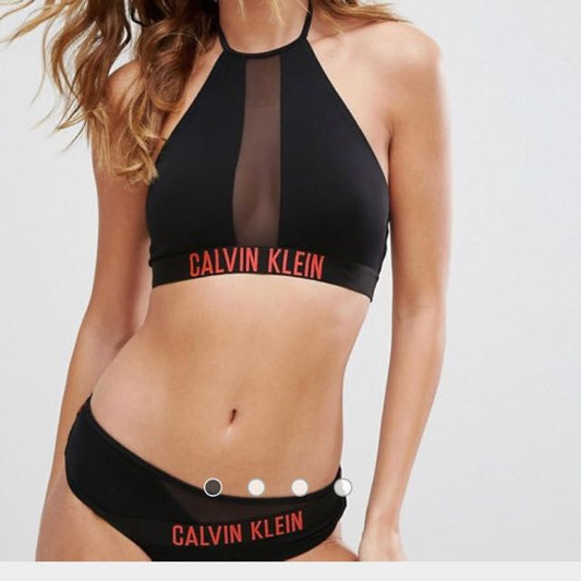 Дамски бански - CK HALTER SALE-дамски бански-Thedresscode