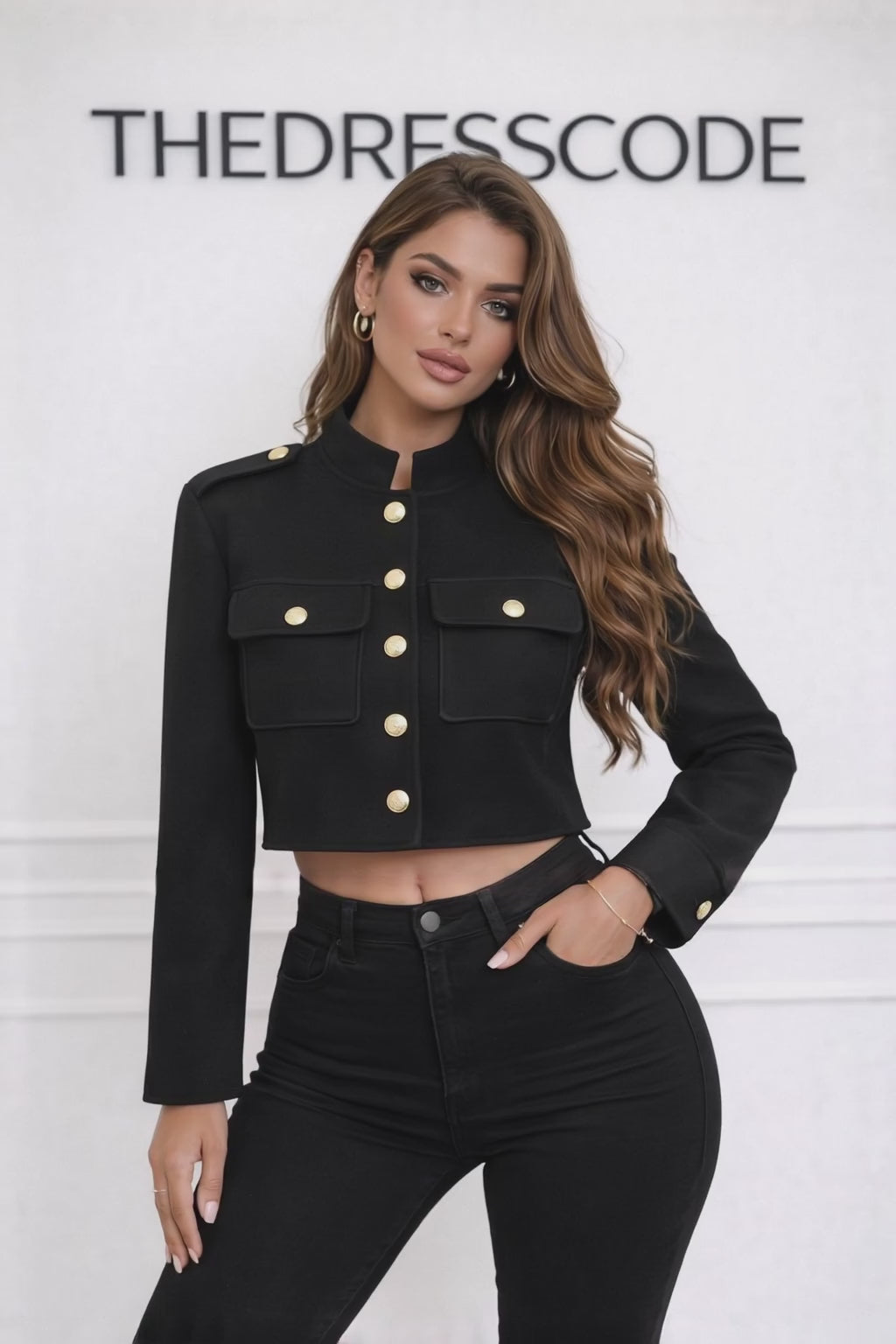 Дамско яке Midnight Military SS27