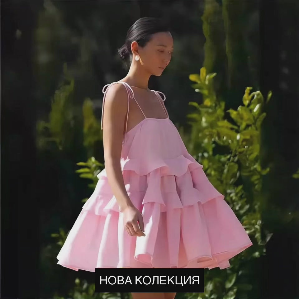 Дамска рокля Pink Cascade SS25