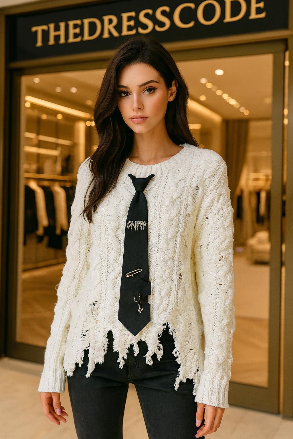 Дамски пуловер Rock Chic Knit FW 2026