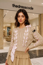 Дамски пуловер Fleur de Knit FW 2026-Thedresscode