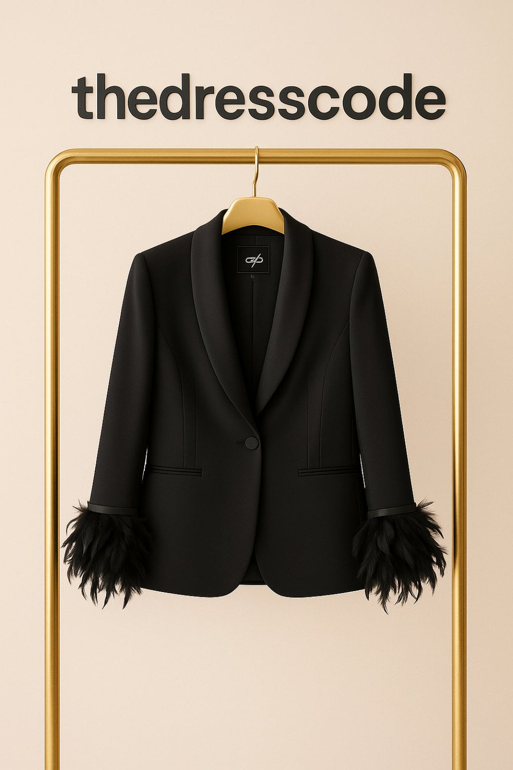 Дамски блейзър с пера FW 2026-Дамски блейзър с пера 24'-Thedresscode